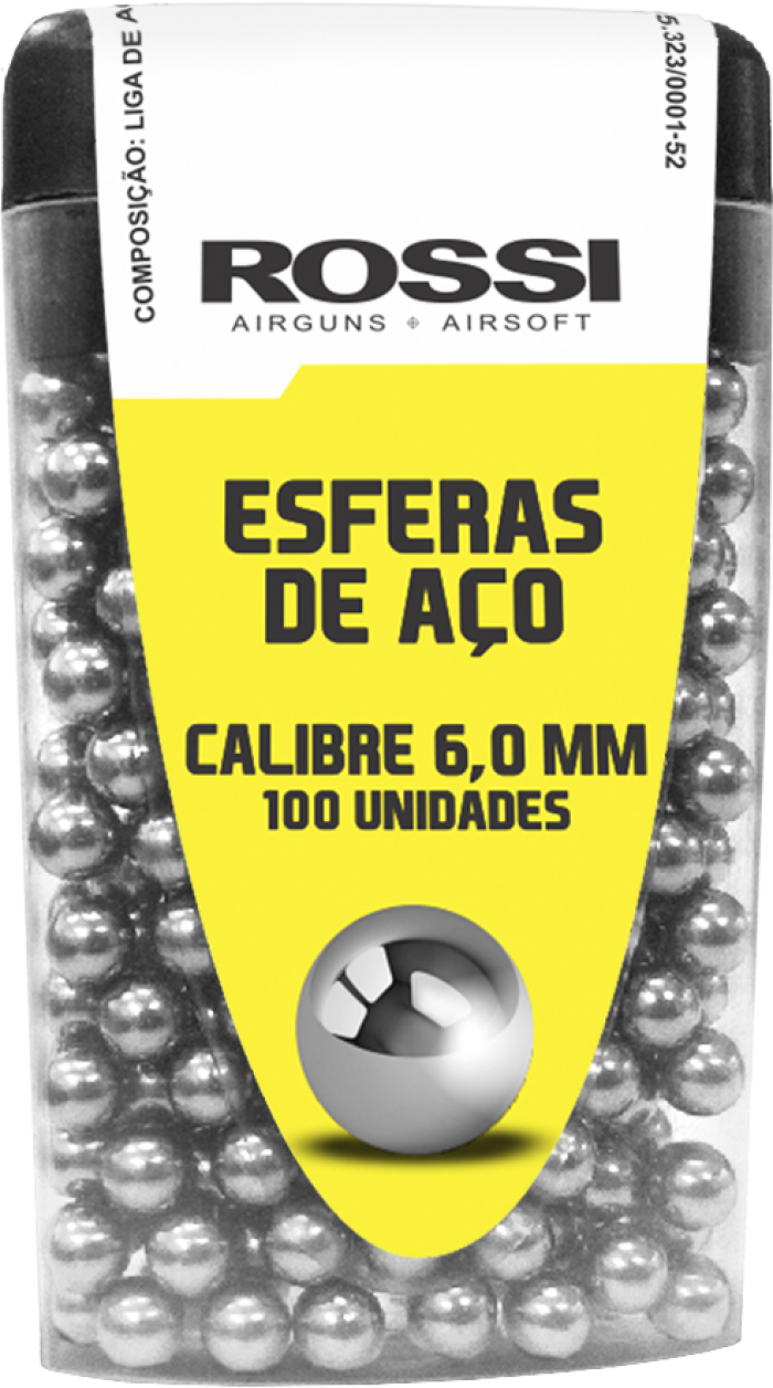 Esfera de Aço ROSSI 6MM (100 UN) 