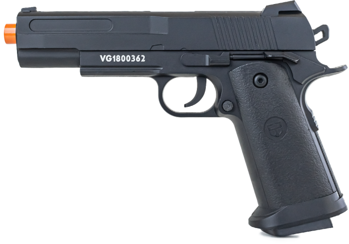 Pistola Airsoft Vigor 1911 V18 Mola 6mm - ROSSI
