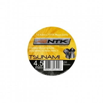 Chumbinho Tsunami 4,5 MM - 250 UN - NAUTIKA