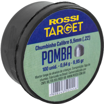 Chumbinho Rossi Target Pomba 5.5MM - 100UN