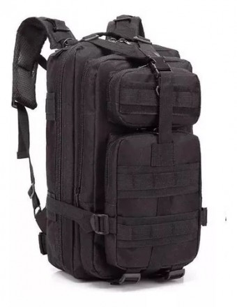 Mochila Tática Assault 3A PRETA - 30 litros