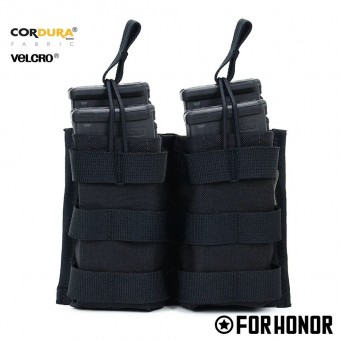 Porta Carregador Fuzil Duplo FORHONOR - Preto
