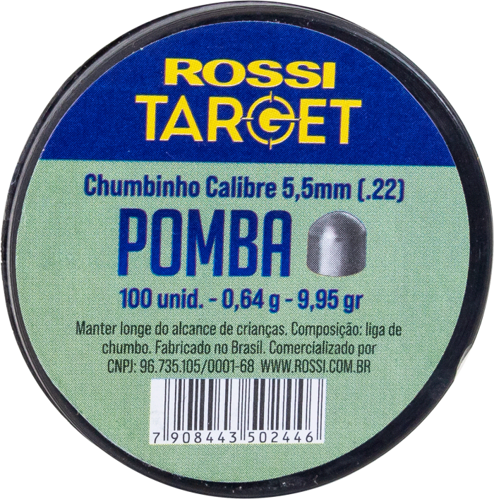Chumbinho Rossi Target Pomba 5.5MM - 100UN